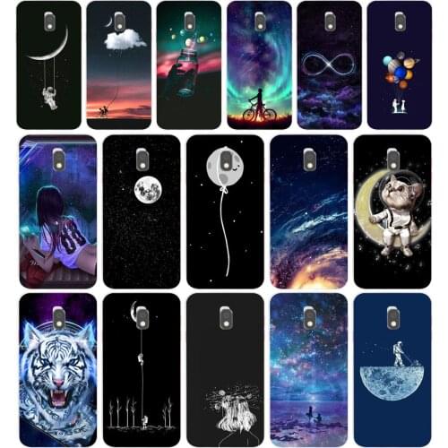 67AA Star Moon Space Astronaut Funny Soft Silicone Tpu Cover phone Case for Samsung Galaxy J2 J4 Prime J6 Plus J7 2016 2017 case