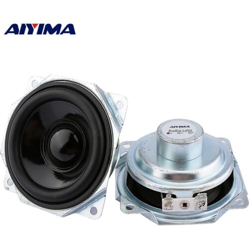 AIYIMA 2Pcs 3 Inch Mini Portable Full Range Waterproof Speaker 4 Ohm 10W DIY Bluetooth Outdoor Shower Music Speaker Loudspeaker