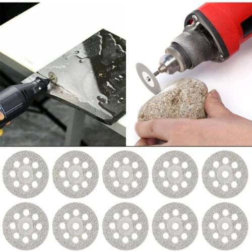32pcs Diamond Cutting Disc Sanding Disc Woodworking Circular Saw Blade Metal Mini Drill Rotary Tool Accessories Wholesale