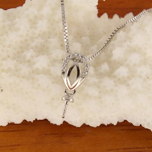 DIY Mounts Pendant Base Mountings Findings Jewelry Settings Parts for Pearls Beads Stones Crystal Agate Coral, 10pcs/lot