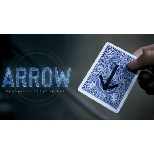 Arrow (DVD and Gimmick) By SansMinds Stage Magic Tricks props Illusions Close up Street Magia Magician Easy To Do Card Magie