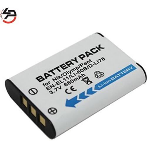 LPD 680mah 100% brand new Replacement Camera Battery For Nikon EN-EL11 ENEL11 DL-I78 R50 M50 V20 W60