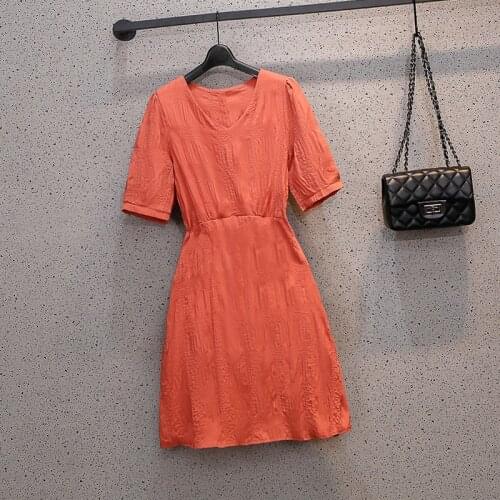 M-4XL plus size women casual short dress vestido 2021 Summer new short sleeve v neck solid mini female dresses A line