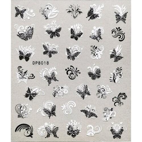 Manicure Stickers for Nails Decoration Nail Supplies for Professionals Nail Art Gel Nail Polish Sticker Nail Design Decals Parts