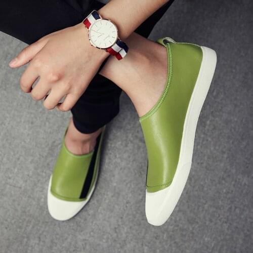 Mens Boat Shoes Moccasins Genuine Leather Mens Loafers Lightweight Sneakers Italian Luxury Slip-on Driving Casual Shoes For Men