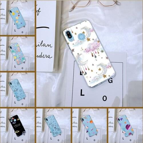 Soft Back Cover For Huawei Nova 2i 2 Lite Plus 3 3I 3E 4 4E 5 Cute SPace Phone Case Silicone For Huawei Nova Smart Lite 2017