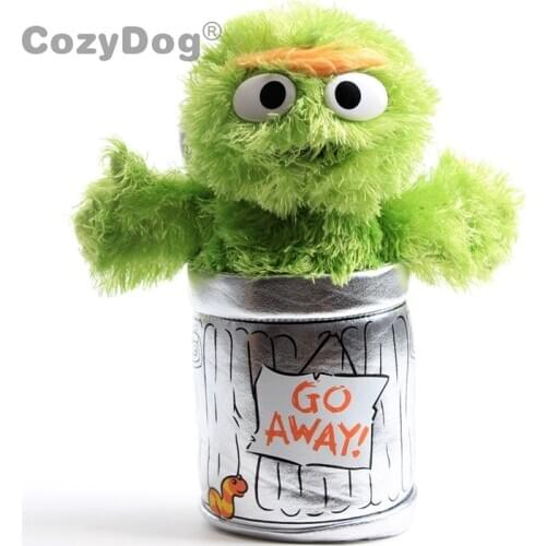 25cm New Arrivals Sesame Street Oscar Plush Toys Doll Peluche Cartoon Anime Cute Soft Stuffed Toys Women Kids Birthday Gift