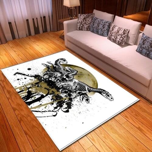 New Nordic skeleton 3D printing carpet living room bedroom decoration carpet house hallow party area carpet