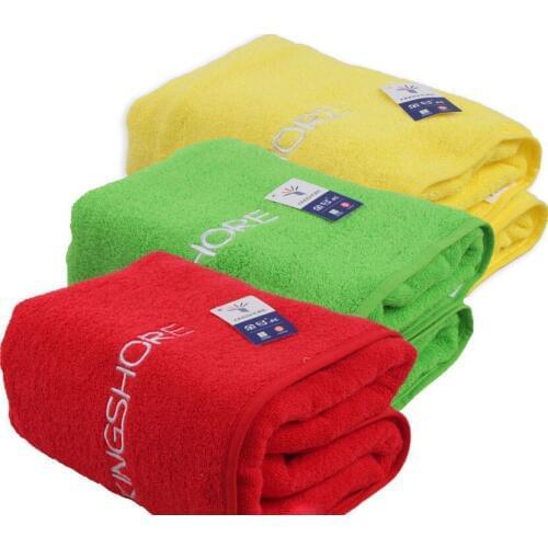 Wholesale cotton bath towel 5, plain large bath towel, edge process, soft and comfortable, good water absorption