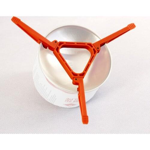 Outdoor Gas Tank Bracket Camping Stove Folding Stainless Steel Fixed Bracket Gas Cylinder Tripod Holder Support Canister Stand