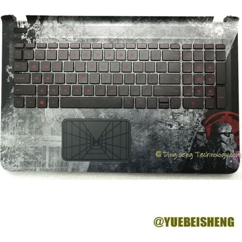 YUEBEISHENG New for HP pavilion 15- an005TX 15-AN palmrest US keyboard upper cover upper case Touchpad 836099-001