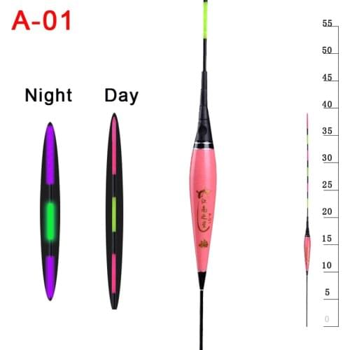 1Pc Fresh Water Carp Fishing Float LED Electric Float Light Fishing Tackle Luminous Electronic Float+CR425 Battery