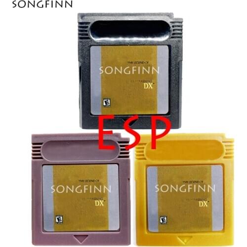 Correct Shell Spanish Language Video Game Memory Cartridge Card for 16 Bit Console - Legen of ZLinks Awakening DX US EUR