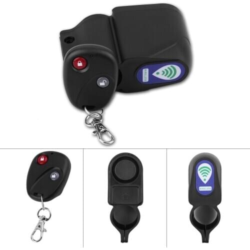 Professional Anti-theft Bike Lock Cycling Security Lock Remote Control Vibration Alarm Bicycle Vibration Alarm
