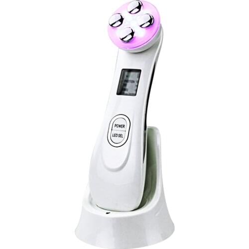 RF Face Massager LED Photon Lifting Tighten Wrinkle Removal Machine Skin Care Microcurrent Electroporation Mesotherapy