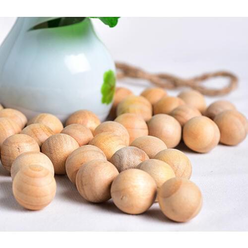 Wardrobe Clothes Drawer 50 Pcs Mildew Pest Control Wood Ball Moth Insect Camphor Bug Repellent Natural Wood