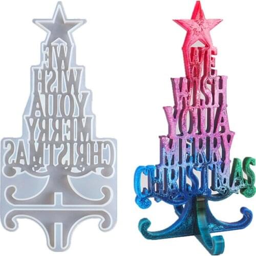 3D Christmas Tree Silicone Mold for Christmas Decoration Gift Epoxy Uv Diy Resin Craft Home Holiday Decoration Handmade Tools