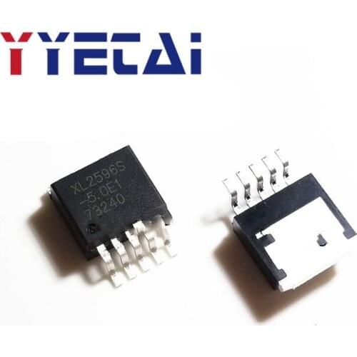 TAI 10PCS New XL2596S-5.0E1 5V Core Dragon Patch TO-263-5 LM Step-Down Chip IC