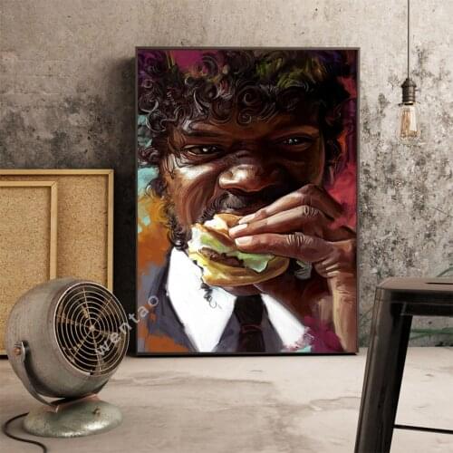 Pulp Fiction Vintage Movie Posters And Prints Canvas Painting Wall Pictures For Living Room Poster Decorative Home Decor