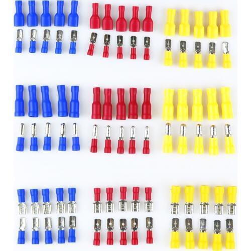10PCS Female male Insulated Spade joint Connector Crimp Terminal Connectors Cable Wire Connector