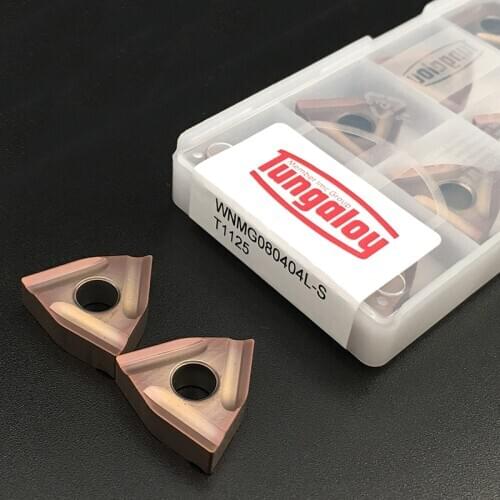 10pcs WNMG080404 L S T1125 High Quality Carbide Inserts External Turning Tool WNMG 080404 CNC Lathe Tools For Stainless Steel
