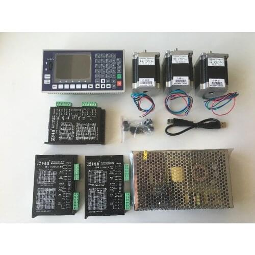 3 axis CNC controller kits Stand alone G code USB for cutting, packing, lathe, welding, feeding, milling, puching, drilling