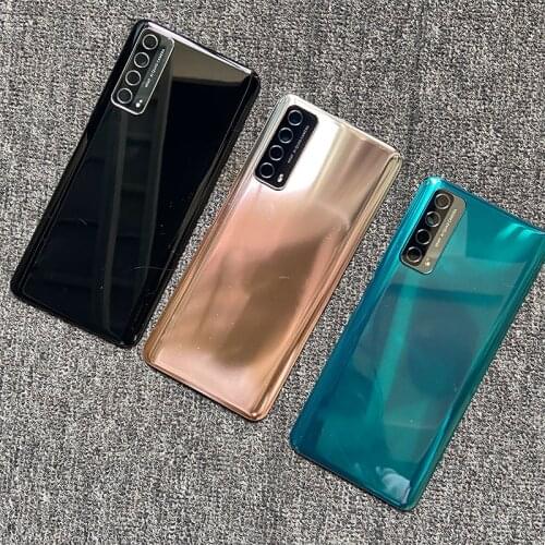 6.67" 2021 For Huawei Y7A Battery Cover Back Housing Glass Rear Door Case With Adhesive Sticker PPA-LX2 LX3