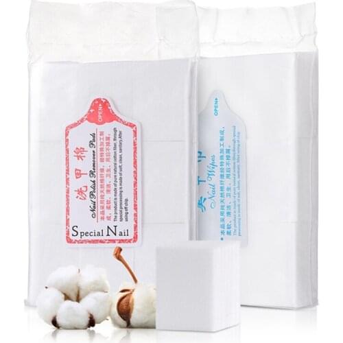 600Pcs/pack Gel Nail Polish Remover Gel Polish Cleaner Removal Wraps Manicure Nail Remover Lint-Free Wipes Cleaner Paper Pad