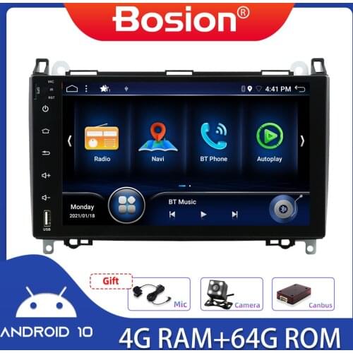 2din Android 10 Car Multimedia Video Player For Mercedes Benz B200 A B Class W169 W245 Viano Vito W639 Sprinter W906 carplay DSP