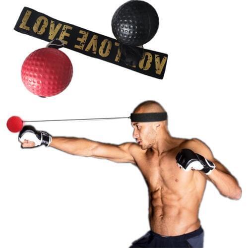 Boxing Reflex Speed Punch Ball MMA Sanda Boxer Raising Reaction Force Hand Eye Training Set Stress BoxingBall Muay Thai Exercise