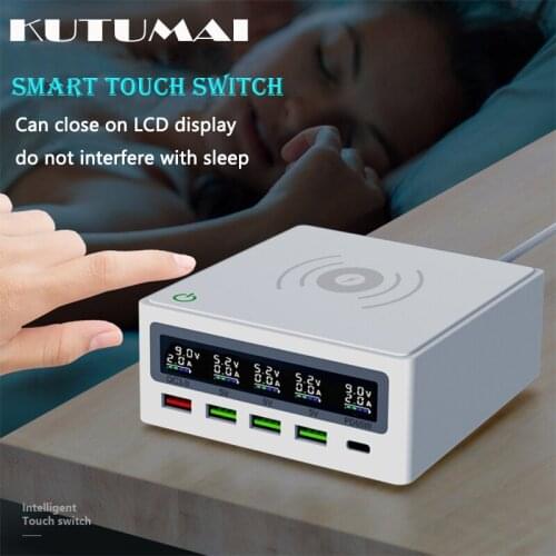 Quick Charge USB Charger Wireless Charger PD 65W USB C Fast Charger For Macbook Tablet Laptop Phone Charger For iPhone Samsung