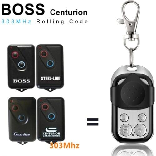 Centurion, Guardian, Boss, Lynx, Steel-Line 303 MHz garage door remote control transmitter replacement