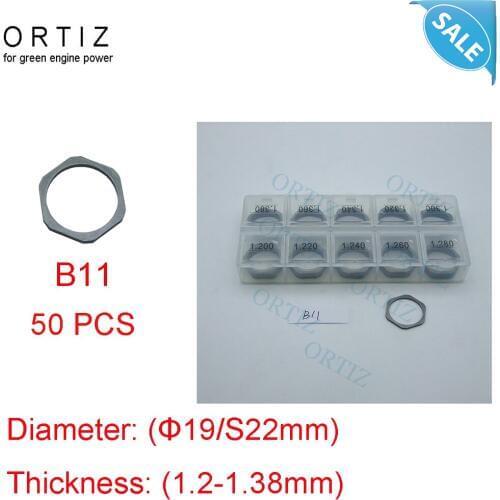 Common rail B11 injector shim Thickness 1.2-1.38mm used for fuel injection