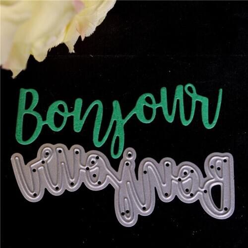 French word Metal Cutting Dies for Diy Scrapbooking Die Cut New 2018 Cuts for Paper Card Making Craft Embossing Photo BABY