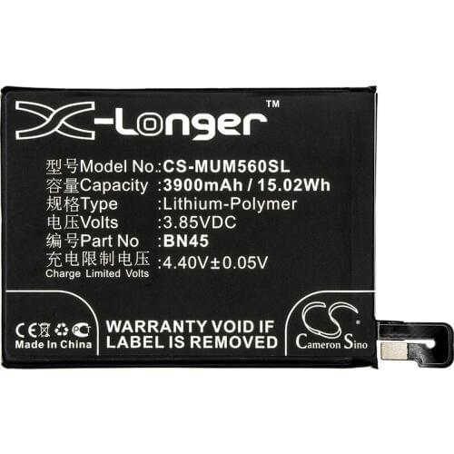 Cameron Sino 3900mAh Battery for M1803E7SC M1803E7SG M1803E7SH MEC7S MEG7S MZB6079IN Redmi Note 5,BN45