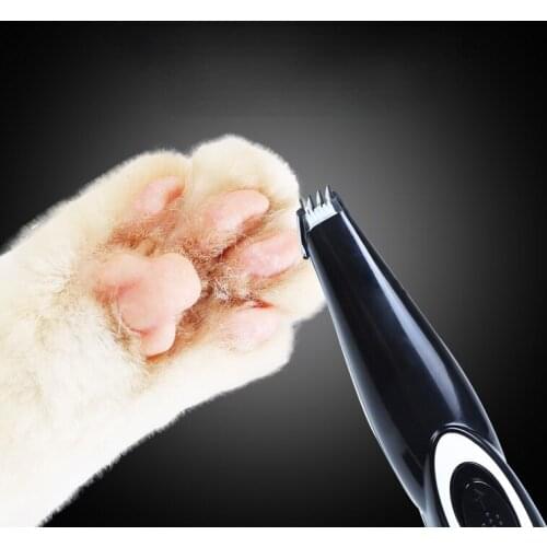 Low-noise Dog Clippers Professional Pet Foot Hair Trimmer Dog Growing Clipper USB Rechargeable Butt Ear Eyes Hair Cutter Remover