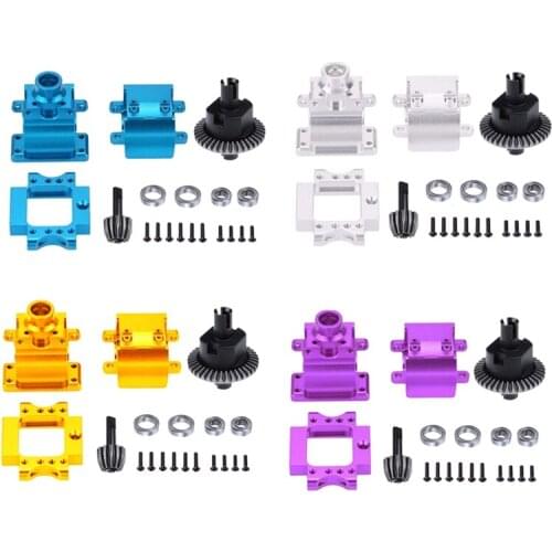 Metal Differential and Gearbox Gear Box Complete for HSP 94122 94155 94166 94177 94188 1/10 RC Car Upgrade Parts