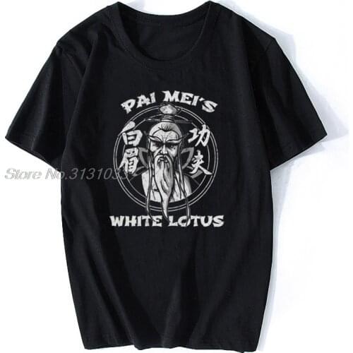 Pai Mei White Lotus Kill Bill T Shirt Men Cotton T-shirt Short Sleeves Hattori Hanzo Tshirt Tarantino Film Tee Top Clothing Gift