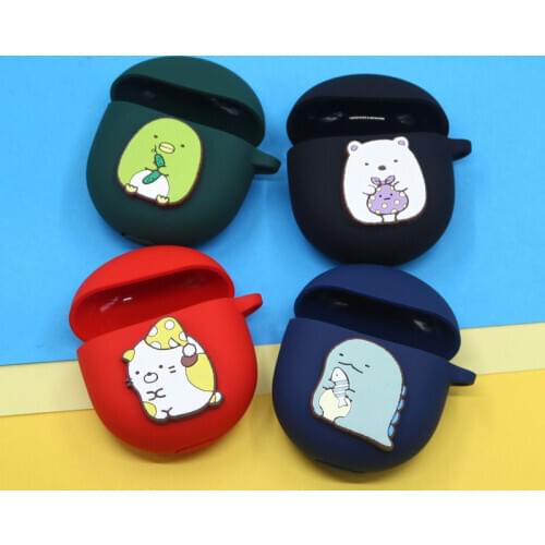 Cartoon Soft Dust-proof Protective Cover Silicone Case for OnePlus Buds TWS Wireless Earphone