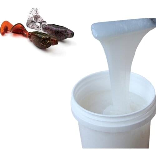 Liquid silicone for baits/soft silicone fishing bait