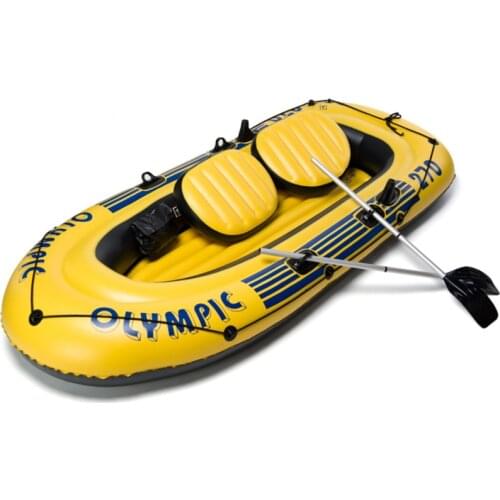 Inflatable boat thicken outdoor fishing boat double 3 people 4 people inflatable boat rafting boat kayak inflatable boat assault