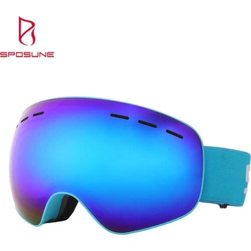 Ski Goggles UV400 Protection Snowboard Eyewear Anti-fog Big Ski Mask Glasses Snow Snowmobile Man Women Skiing Outdoor Sport