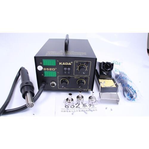 Free shipping Kada852D+ Hot Air rework station Electric Soldering Irons eletronic Soldering Reballing Soldering tools kada852D
