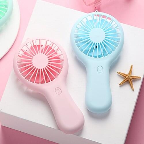 Mini Portable Pocket Fan Cool Air HandHeld Student Office Travel Cooling Fans USB Rechargeable Office Outdoor Home Phone Holder