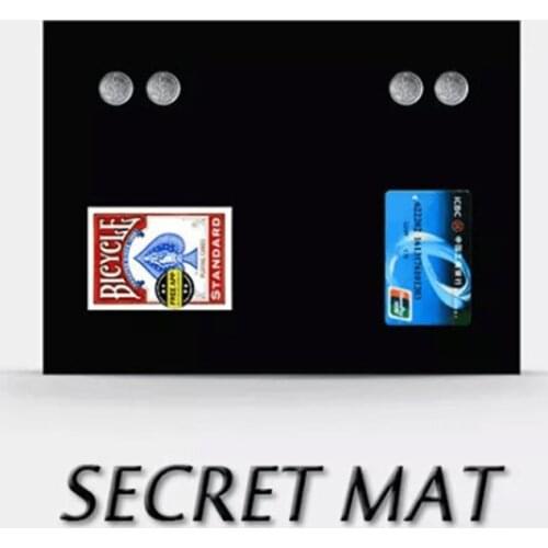 Secret Mat Magic Tricks Appearing Close Up Poker Deck Card Pad Magician Professional Close Up Street Illusions Mentalism Prop