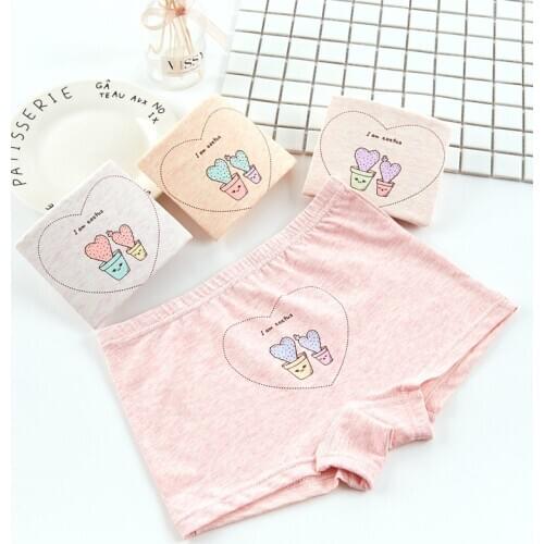 Briefs Boxer Baby Panti For Girls Cute Panties Little Girl Pantys Underwear Child 3 4 Years Breathable Cotton Boxers Kid Pack