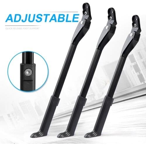 Bike Adjustable Kickstand bike Stay Aluminium Alloy For Bicycle Rack Kick lightweight Stands MTB Road Bike 18*4 Quick Release