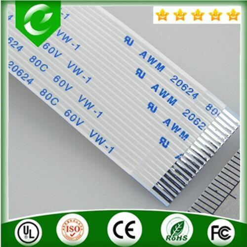 High quality hot sale AWM 20624 1.0mm 20pin 100mm length type A Electronic Flexible Flat FFC Cables 5pcs/lot