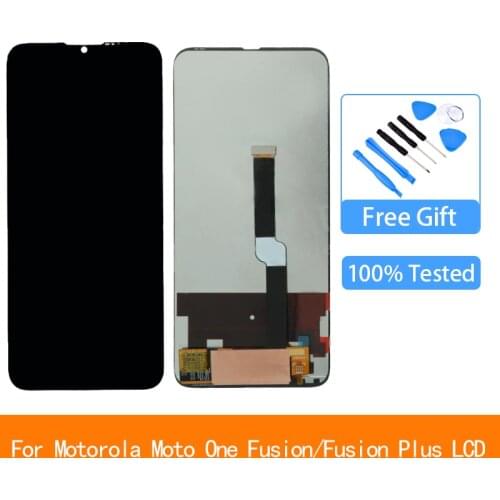 Original For Motorola Moto One Fusion LCD One Fusion + Display Touch Screen Digitizer Assembly For Moto One Fusion Plus Display