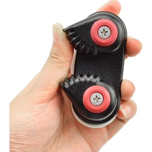 1 Pcs Black Anodized Aluminium Cam cleat Boat Cam cleats Inflatable Boat Marine Sailing Sailboat Kayak Canoe Dinghy Accessories